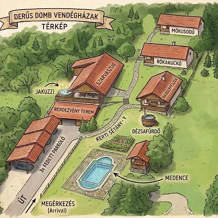 Holiday park Derus Domb Vendeghazak
